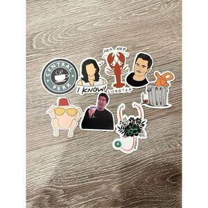 FRIENDS stickers Pack of 8